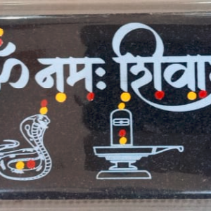 Om Namaha Shivay Chaitrangan Rangoli by PrayingSoul.com